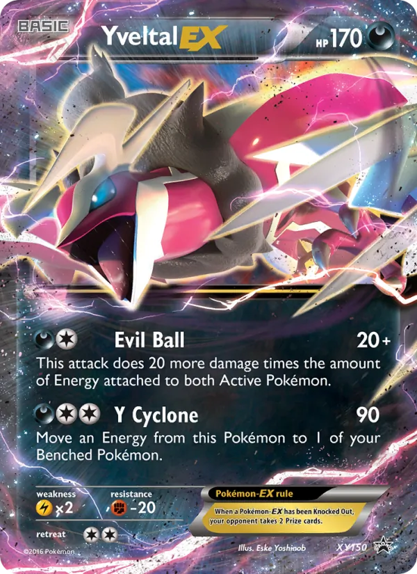 Yveltal EX, XY Black Star Promos No. XY150