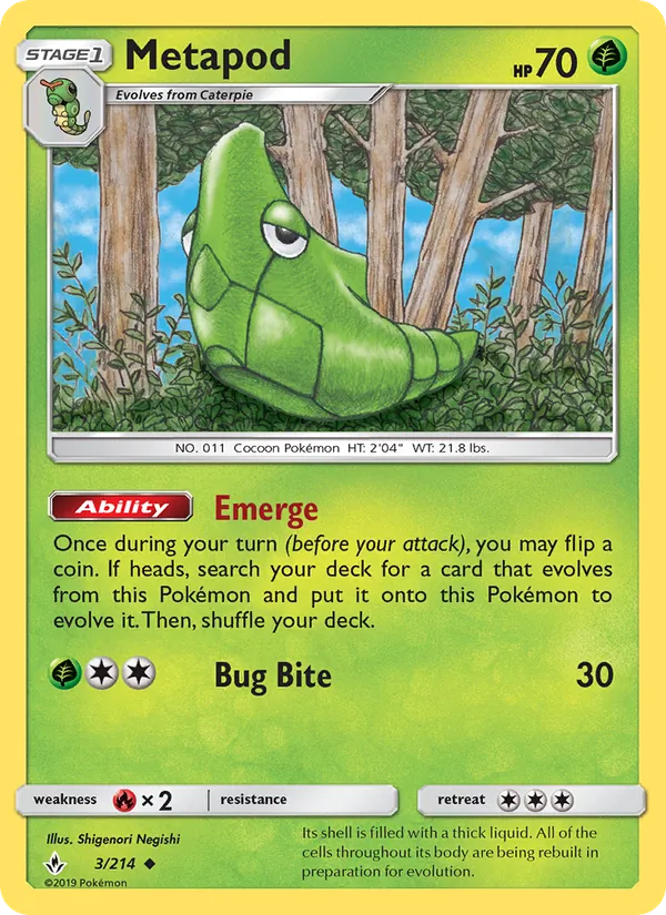 Metapod, Unbroken Bonds No. 3
