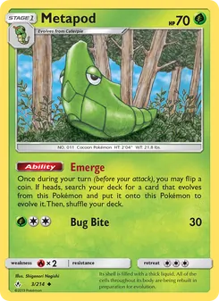 Metapod, Unbroken Bonds No. 3