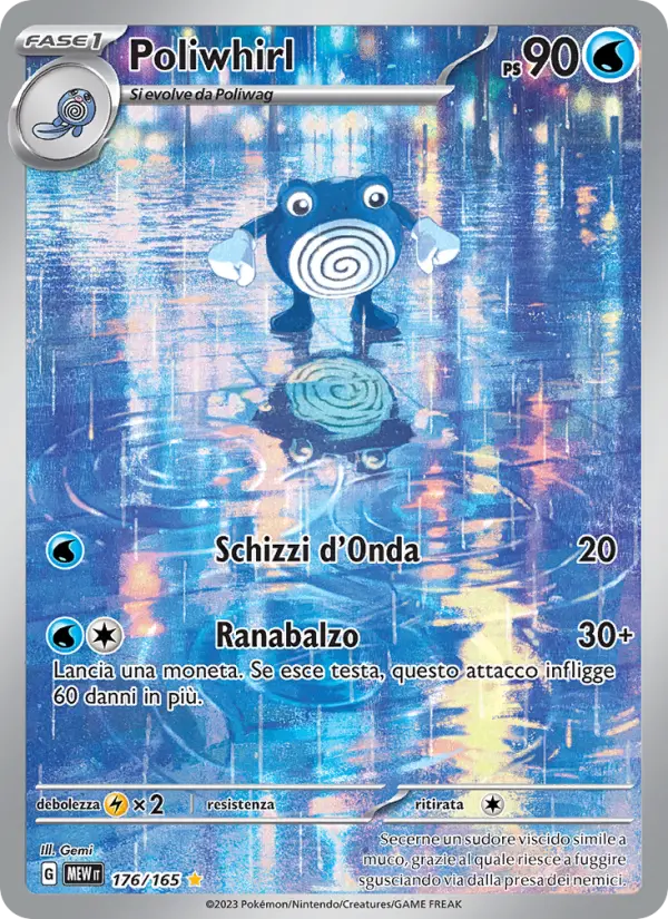 Poliwhirl, 151 Nº 176