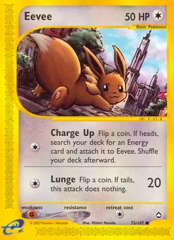 Eevee, Aquapolis No. 75 Normal
