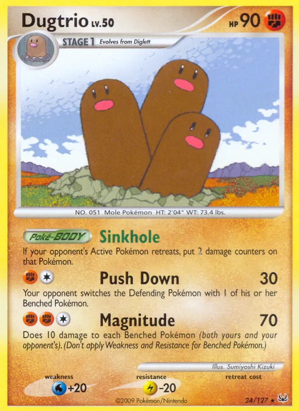 Dugtrio, Platinum No. 24