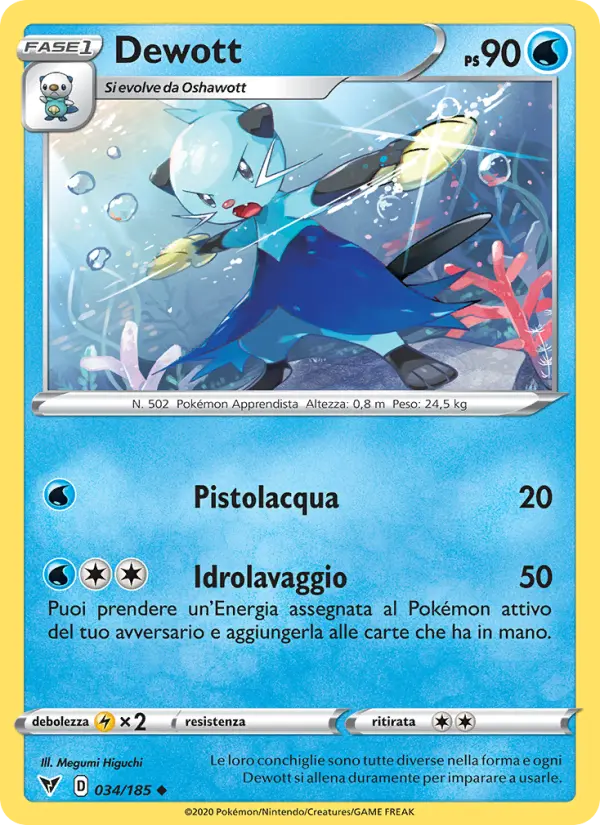 Dewott, Voltaggio Sfolgorante Nº 34