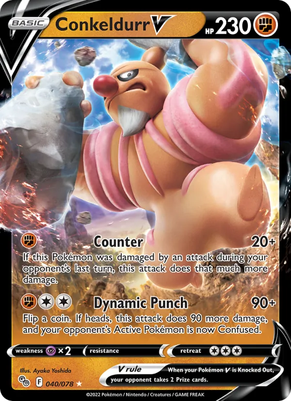 Conkeldurr V, Pokémon GO No. 040