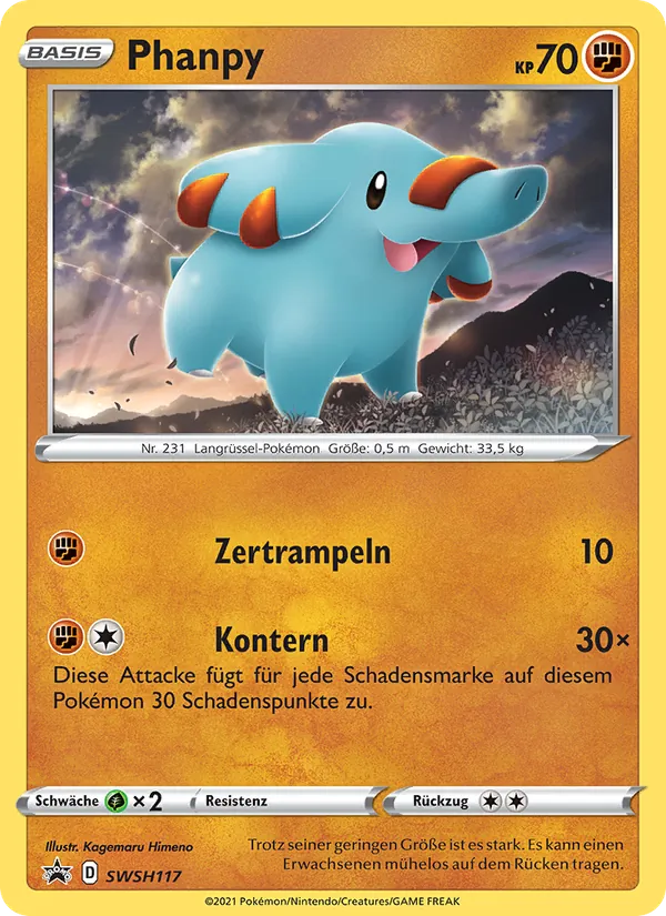 Phanpy, SCSC Promokarten Nº SWSH117