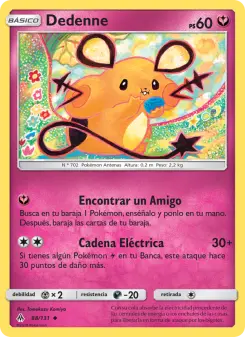 Dedenne, Luz Prohibida Nº 88 Normal