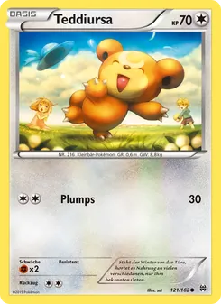 Teddiursa, TURBOstart No. 121 Normal