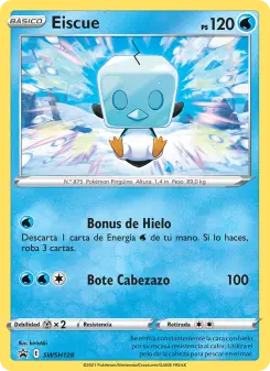Eiscue, Cartas de promoción ESES No. SWSH128 Holo