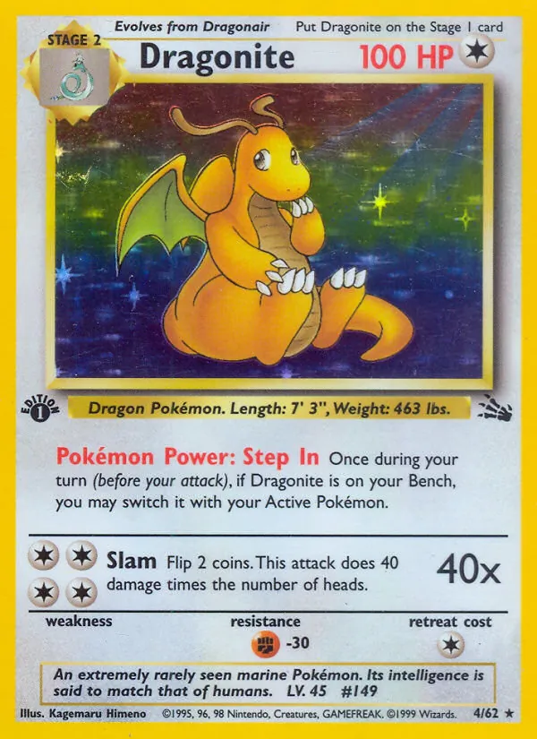 Dragonite, Fossil No. 4