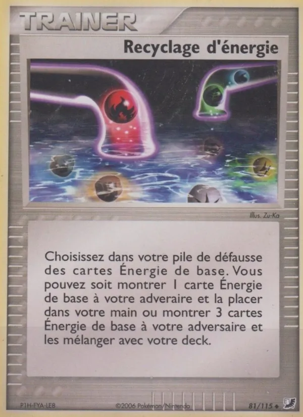 Recyclage d'énergie, EX Forces Cachées Nº 81