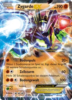 Zygarde EX, Schicksalsschmiede Nº 54 Normal