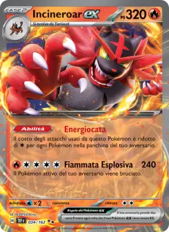Incineroar-ex, Cronoforze No. 034 Holo