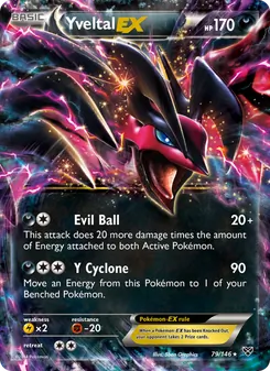 Yveltal EX, XY No. 79 Normal