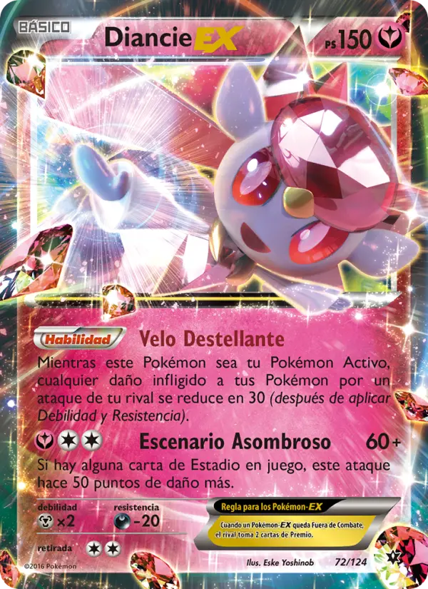 Diancie EX, Destinos Enfrentados Nº 72