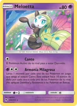 Meloetta, Truenos Perdidos No. 104 Normal