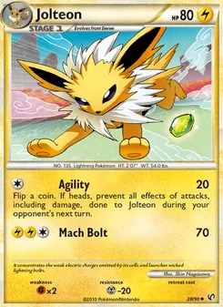 Jolteon, Undaunted No. 28 Normal