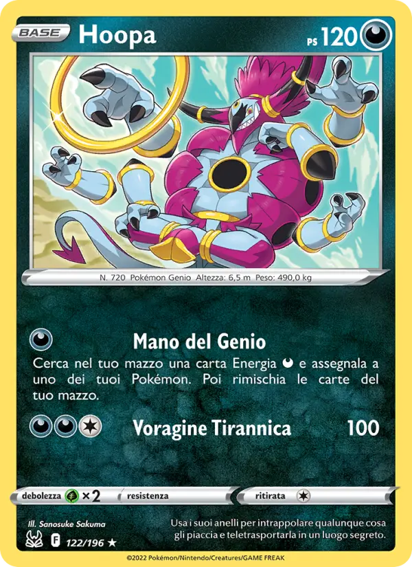 Hoopa, Origine Perduta Nº 122