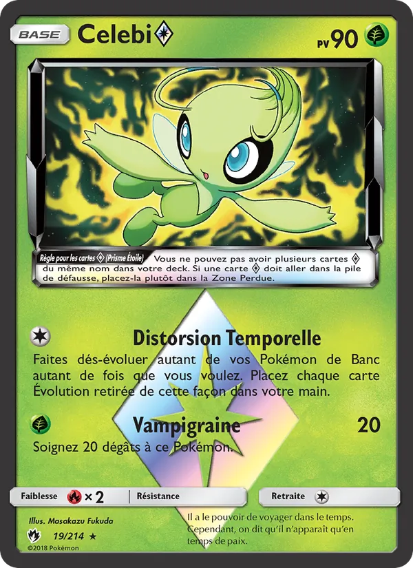 Celebi ◇, Tonnerre Perdu No. 19