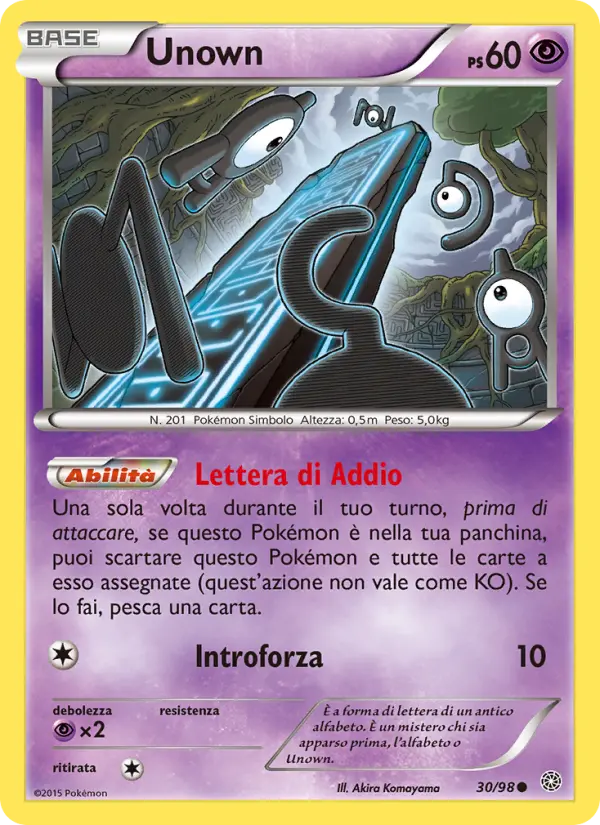 Unown, Antiche Origini No. 30