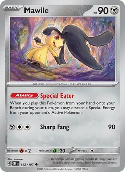 Mawile, Obsidian Flames Nº 143 Normal