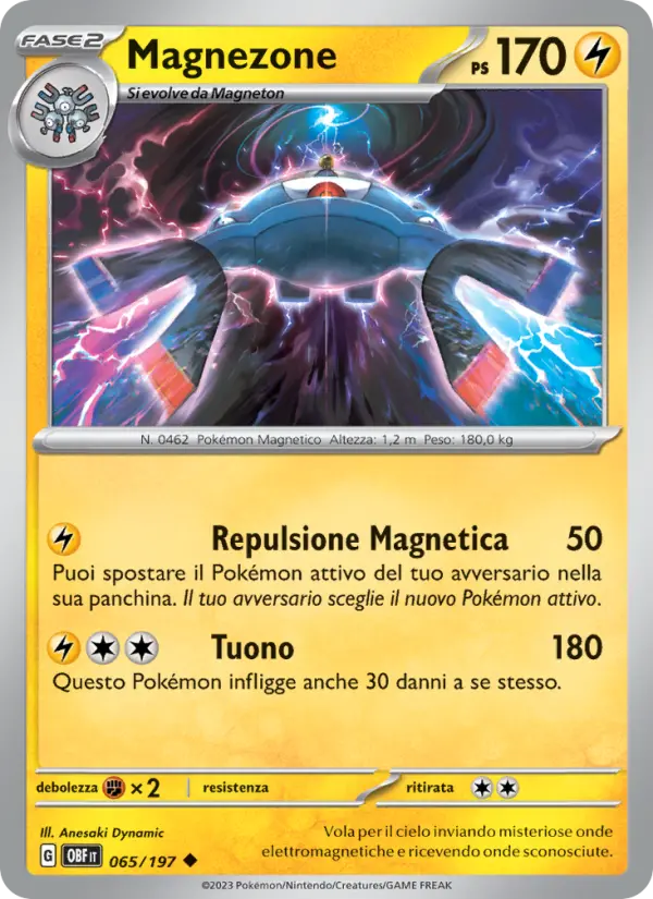 Magnezone, Ossidiana Infuocata No. 065