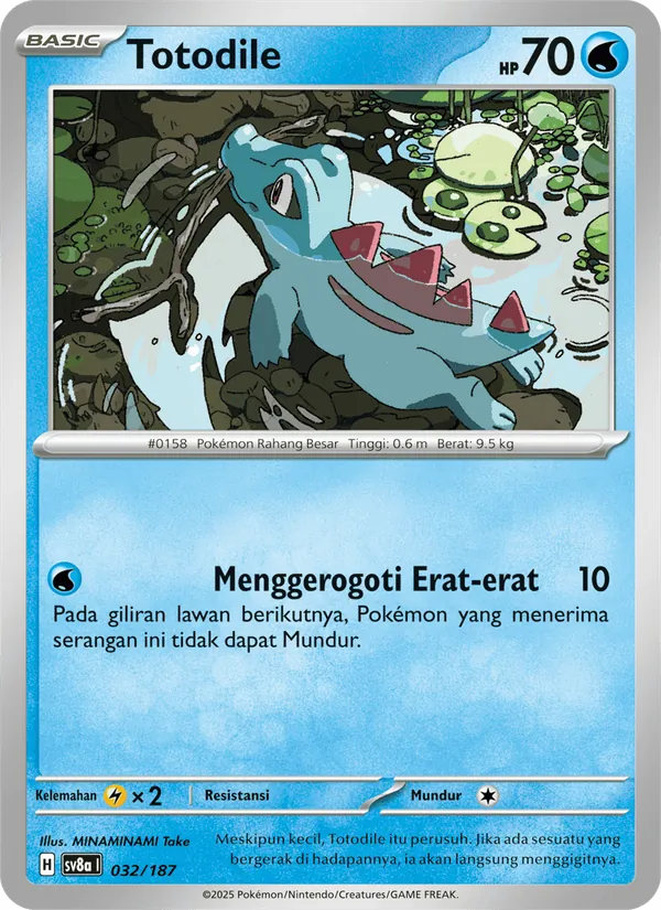 Totodile, Festival Terastal ex Nº 032