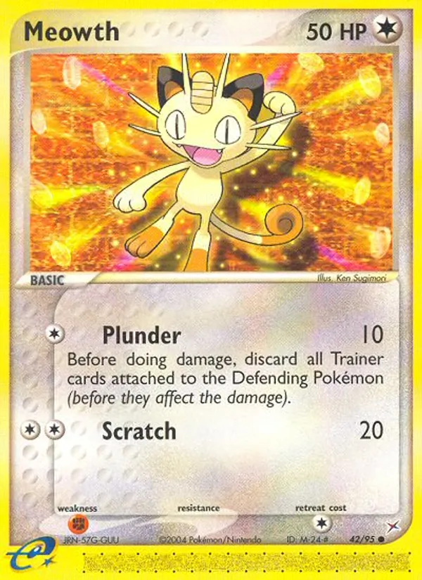Meowth, Team Magma vs Team Aqua No. 42