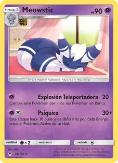 Meowstic, Luz Prohibida No. 45 Normal