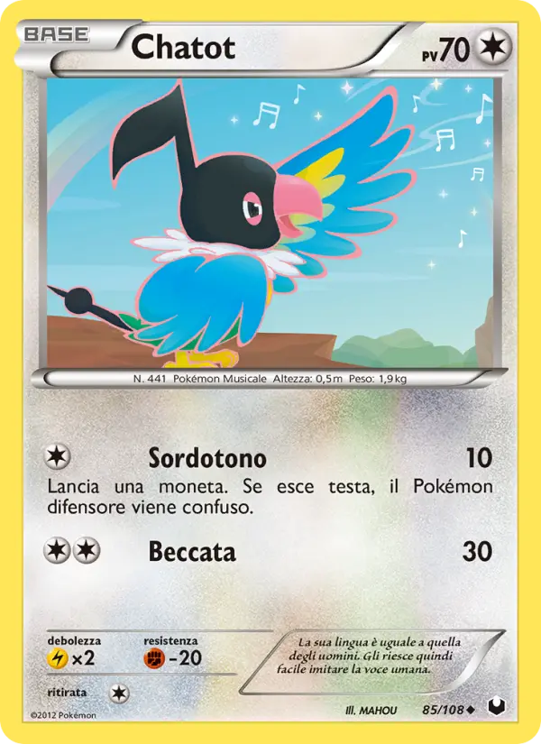 Chatot, Esploratori delle Tenebre Nº 85
