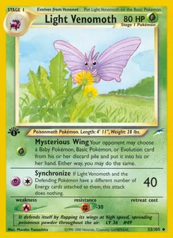 Light Venomoth, Neo Destiny No. 53 Normal