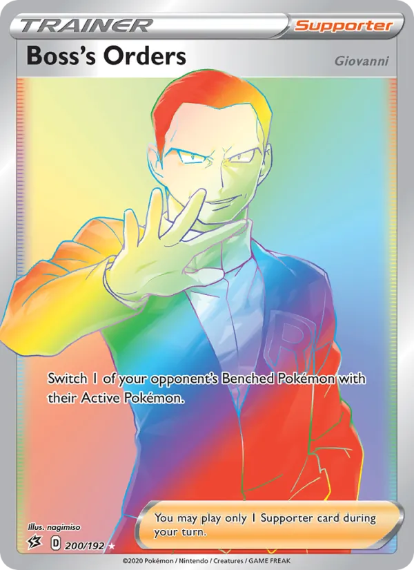 Boss's Orders (Giovanni), Rebel Clash No. 200