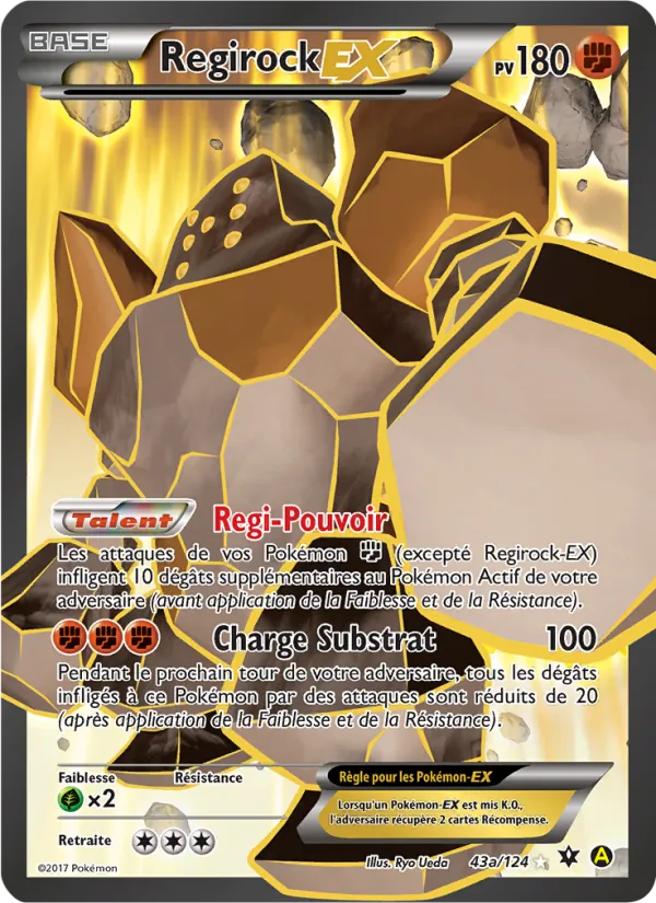 Regirock EX, Impact des Destins Nº 43a