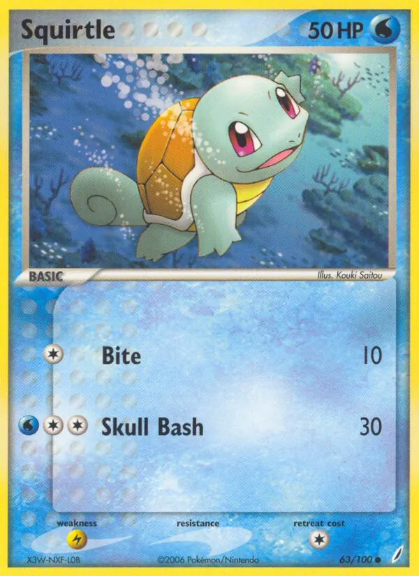 Squirtle, Crystal Guardians Nº 63