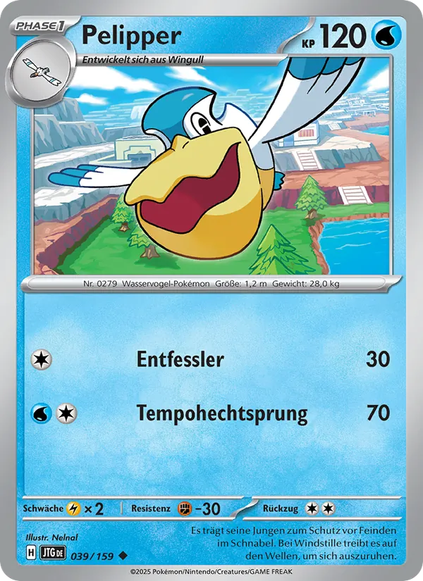Pelipper, Reisegefährten Nº 039