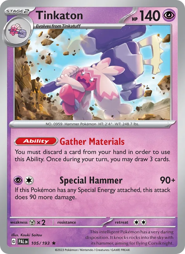 Tinkaton, Paldea Evolved No. 105
