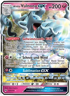 Alola Vulnona GX, Echo des Donners No. 132 Normal