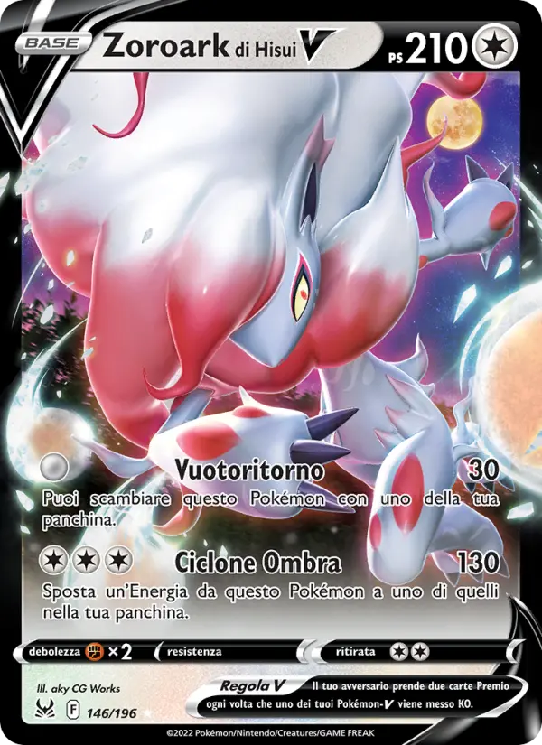 Zoroark di Hisui V, Origine Perduta No. 146