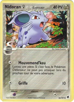Nidoran ♀ δ, EX Île des Dragons No. 56 Normal