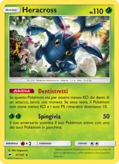 Heracross, Ombre Infuocate Nº 11 Normal
