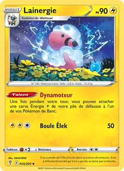 Lainergie, Évolution Céleste Nº 55 Normal
