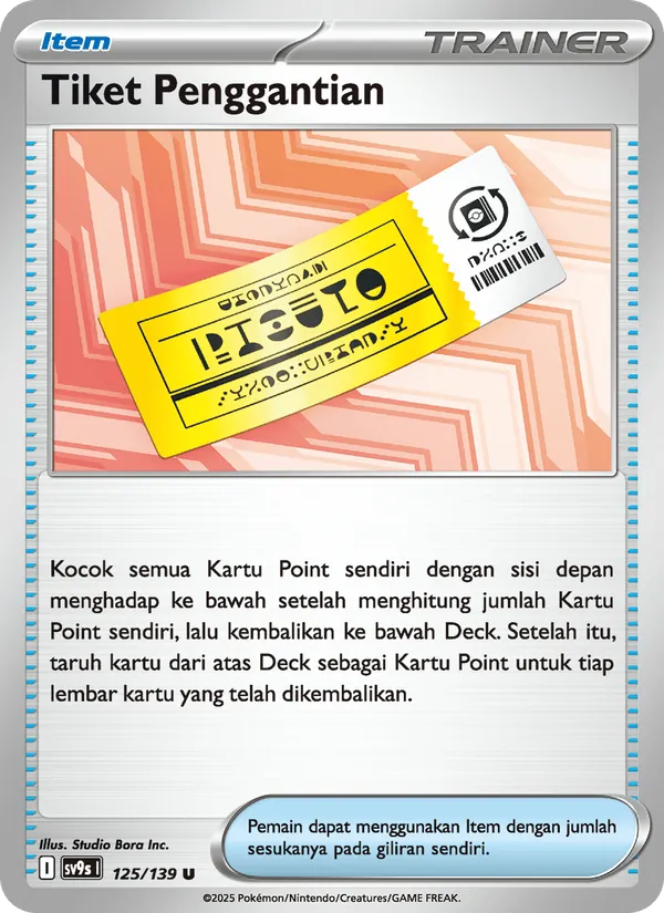 Tiket Penggantian, Ikatan Takdir Nº 125
