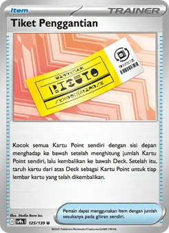 Tiket Penggantian, Ikatan Takdir Nº 125 Normal