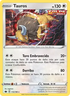 Tauros, Reinado Escalofriante No. 115 Holo