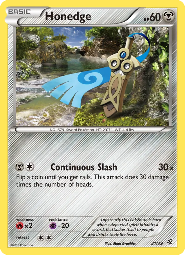 Honedge, Kalos Starter Set No. 21