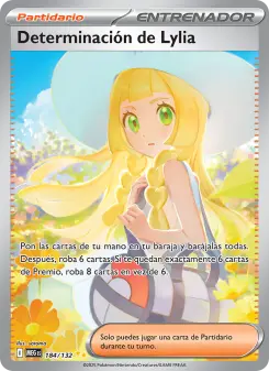 Determinación de Lylia, Megaevolución Nº 184 Holo