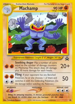 Machamp, Wizards Black Star Promos No. 43 Normal