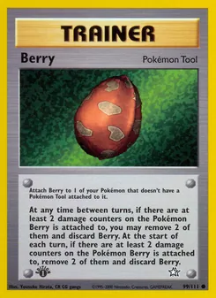 Berry, Neo Genesis Nº 99 Normal