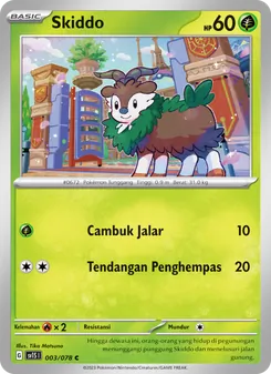 Skiddo, Scarlet ex No. 003 Normal