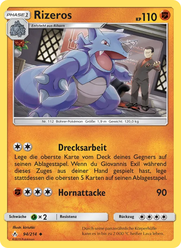 Rizeros, Kräfte im Einklang Nº 94