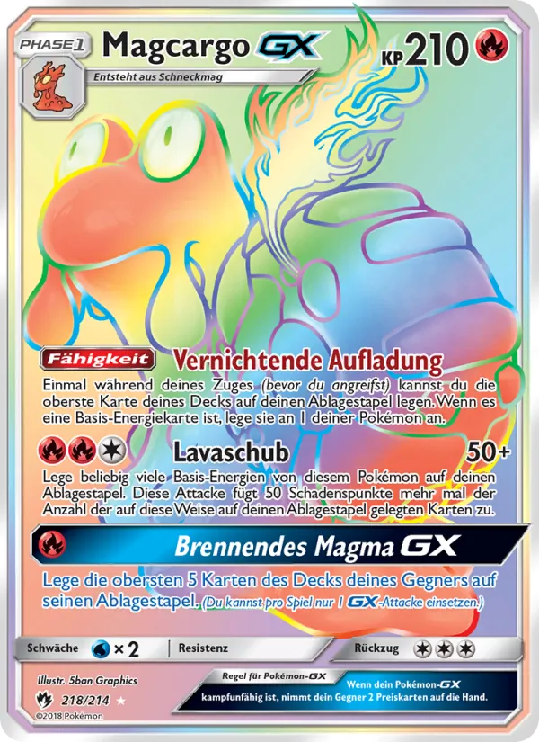 Magcargo GX, Echo des Donners Nº 218